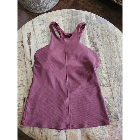 Athleta Intensity Support Top in SuperSonic Russet Brown Size M Athlesure - Picture 1 of 5